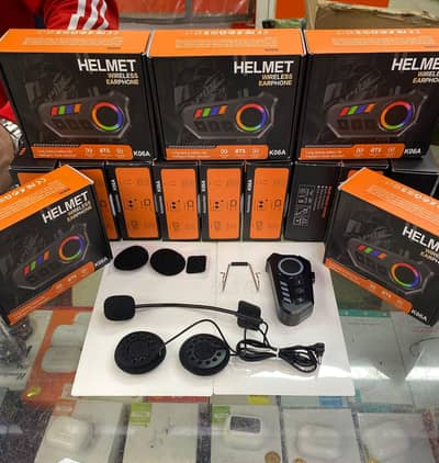 Helmet wireless earphone model k06A