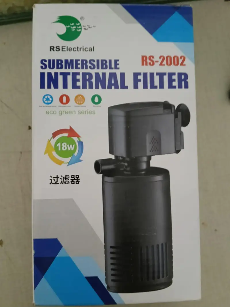 Aquarium (10mm glass) with filter (RS -202) and with free white bajari — photo 5