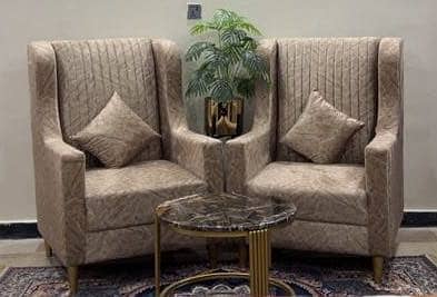 Urgent sale- 1 Seater Sofa Set ( 2 piece )