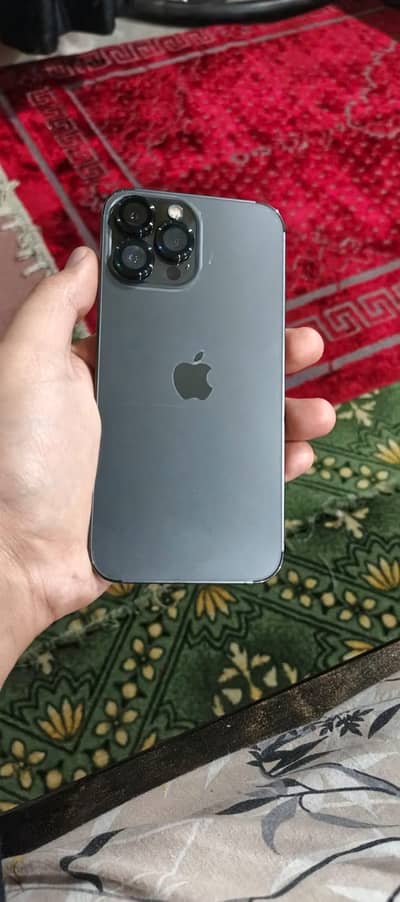 13 pro max pta aproved 128gb black color