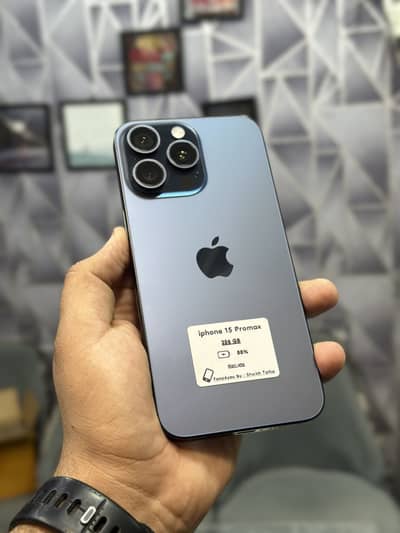 iPhone 15 Promax 256GB Non-Pta LL/A 88% health sim time available