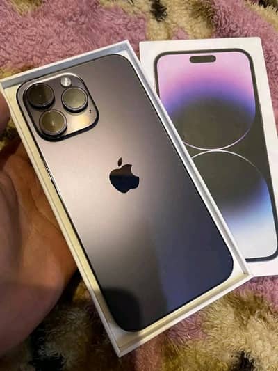 apple i phone 14 pro max PTA 256GB What's 03227586498