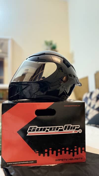 Brand new super air  glossy black helmet