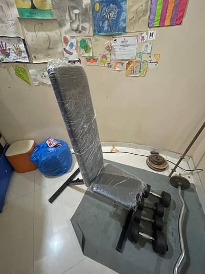 dumbell bench alll gym equipments