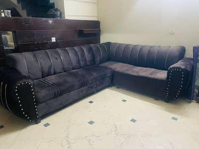 6 Seater L Shaped Sofa Set