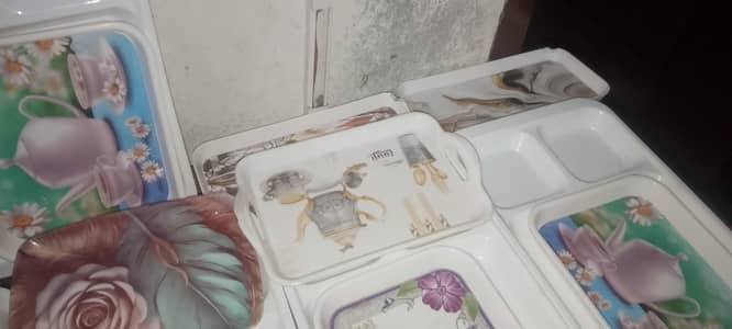 plastic trays