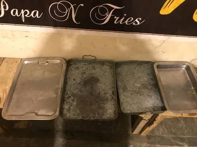 steel trays