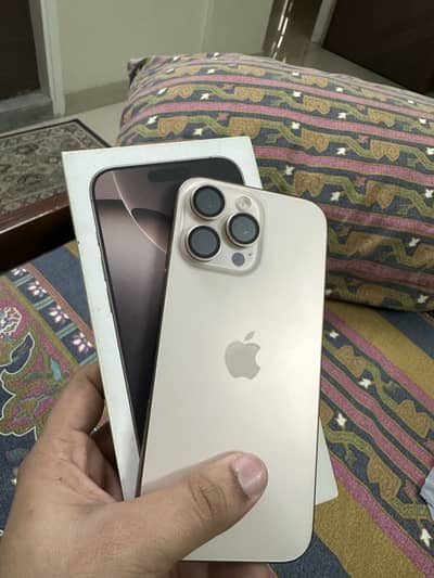 16 PRO MAX | PTA APPROVED | 256GB HK | WITH COMPLETE BOX |