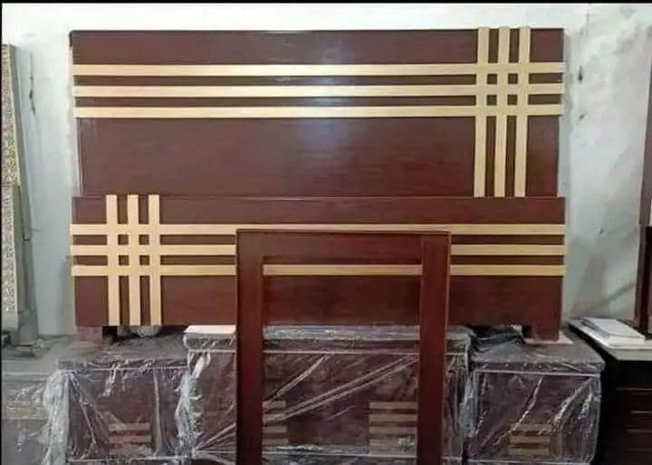 King Bed/wooden bed set/bed side tables/bed dressing table/almari 2