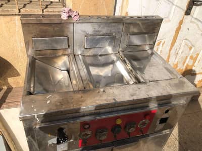 double fryer with sizzler