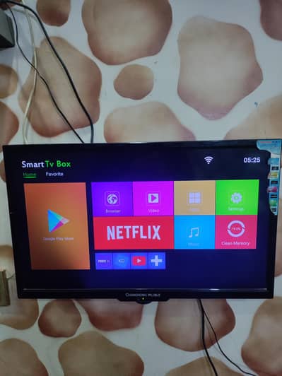 24 inch led tv with smart box