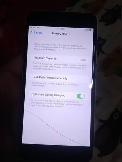 iphone 7 plus non pti battery health 100 change hi storage 32gb