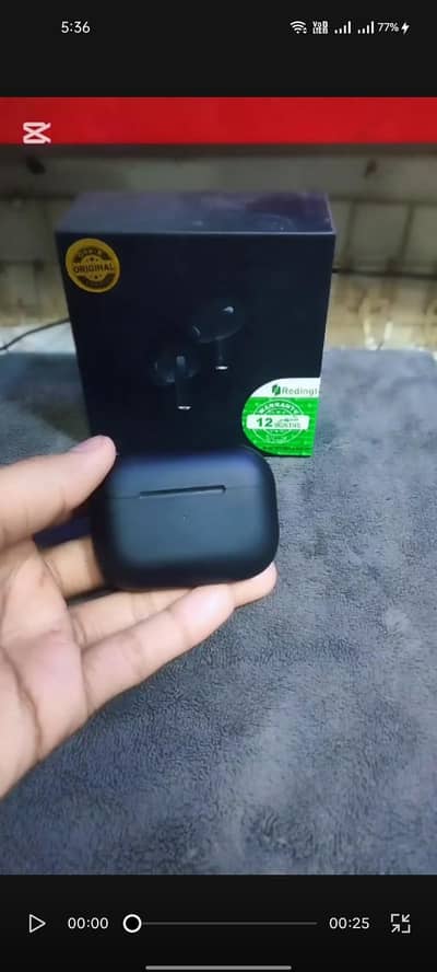 Airpods Pro. 2nd generation black and white colour