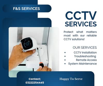 CCTV Camera Installation & Troubleshooting Services