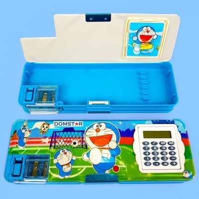Amazing kids double sided geometry box with calculator
