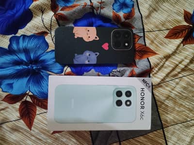 honor x6c 6 gb 128 gb with complete box