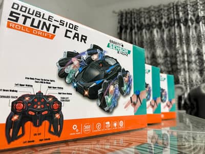 RC STUNT CAR with HAND Control watch,remote control 2.40ghz LED Lights