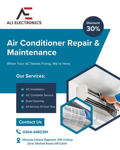 Ali Electronics Air Conditioner Repair &  Maintenance