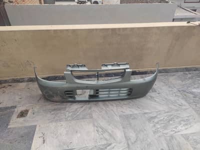 Suzuki Alto VXR Front bumber Genuine, Smoke Green Color Repaired