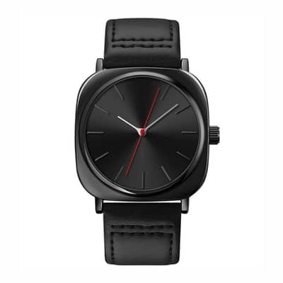 men's black square quartz watch, Beautiful watch, less price