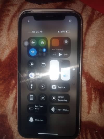 iphone XR with cover polo and 64 gb  83 battery health white color  A1