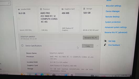AMD A12 9800 Gaming Pc