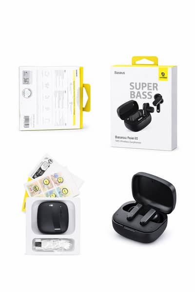 Baseus Bowie E20 Earbuds, Full Box, Used Once