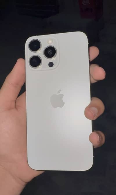 iPhone 15 Pro Max 256GB White -like new-100% Battery