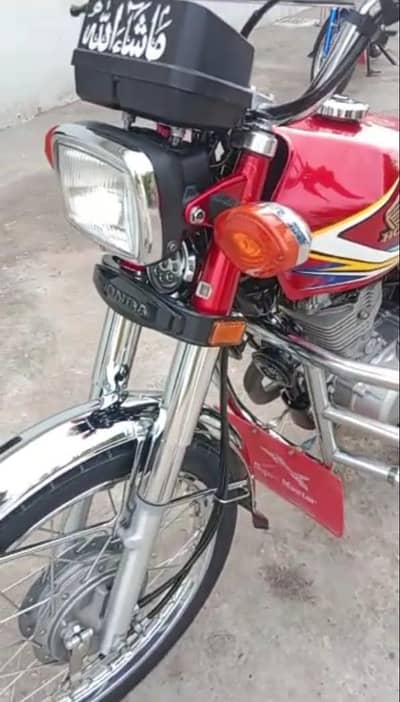 Honda 125 CG bike 2019 model jhelam ka number 03/25/24/22/87//6