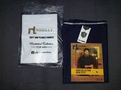 Nishat Men’s Unstitched Suit 100% original – Wash & Wear Ramzan Sale