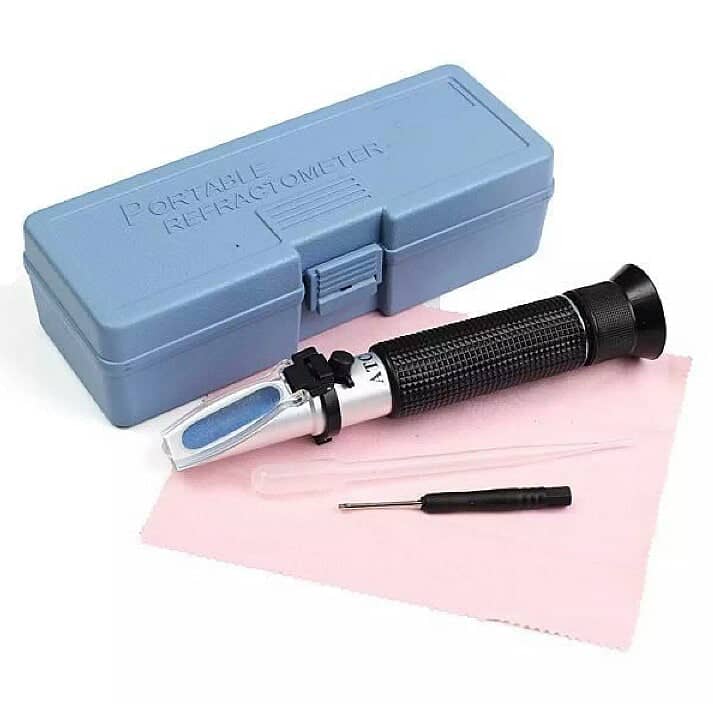 Brix Refractometer Range 0-32 Specific Gravity Handheld Hydrometer 1