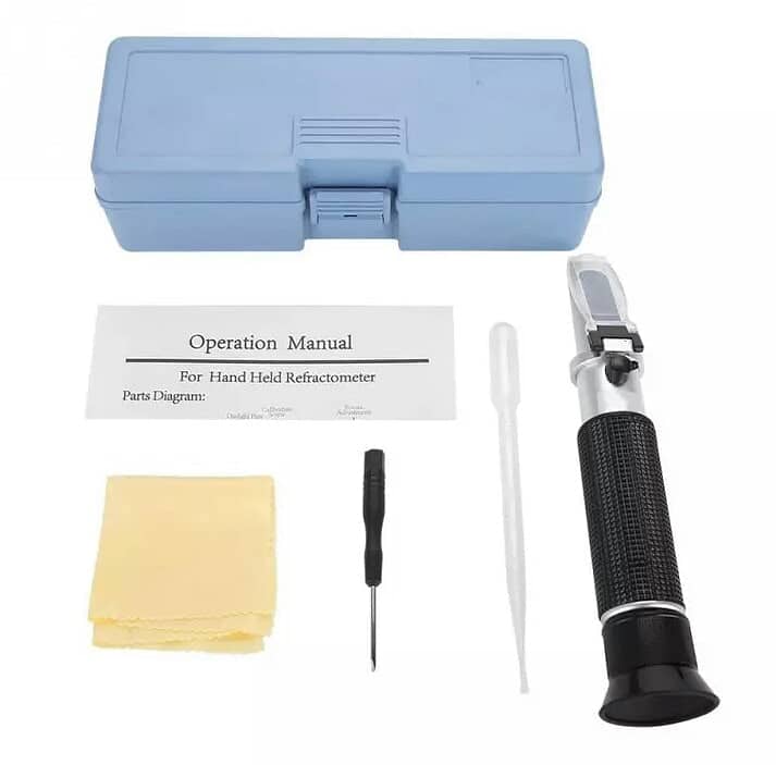 Brix Refractometer Range 0-32 Specific Gravity Handheld Hydrometer 4