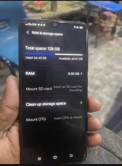 LED finger display screen pe ha super AMOLED ha