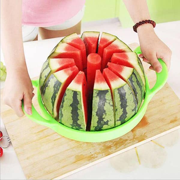 Watermelon Slicer and Cutter - Tarbooz Cutter for Watermelon, Cantaloupe, Pineapple - Kitchen Tool for Easy Fruit Cutting