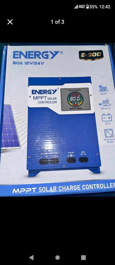 Energy solar mppt solar charger