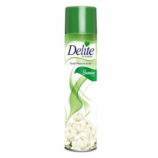 Jasmine – Delite Air Freshener Spray Fresh 300ml – Long Lasting Floral Fragrance for Home, Office & Car