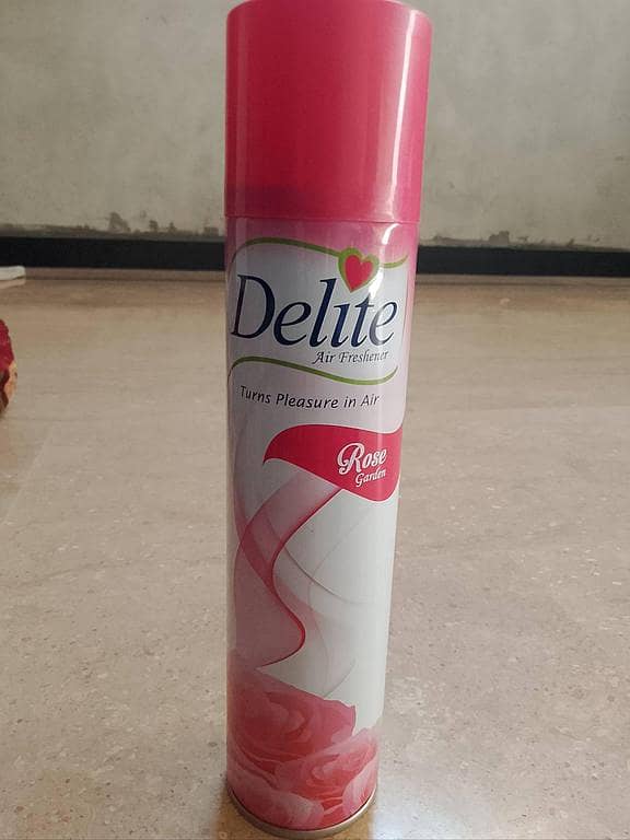 Delite Air Freshener Rose Spray 300ML – Long-Lasting Home & Room Fragrance