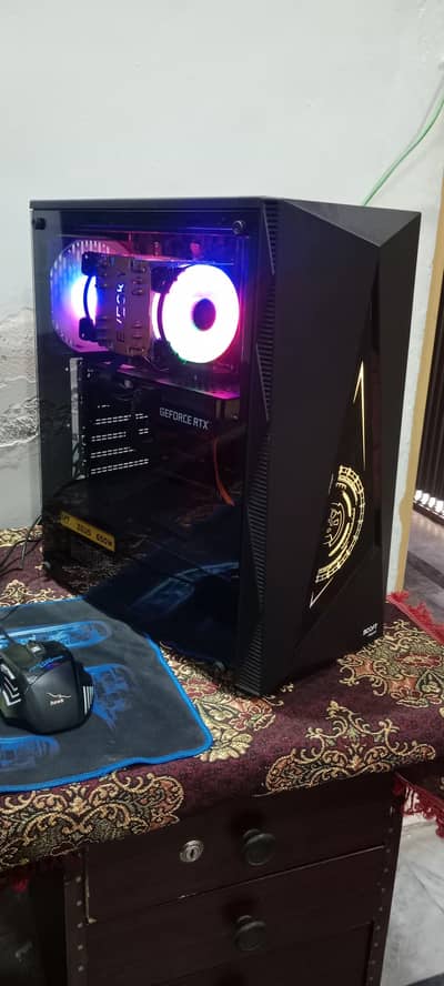 High-Performance Gaming Desktop + 27" Monitor | RTX 3060 Ti & Ryzen 5