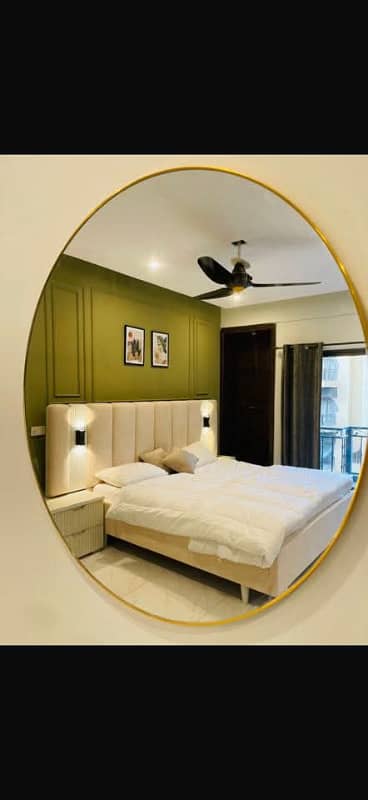 Daily basis 1bed ROM full furnished apartments safe and scour 100%coupe allow