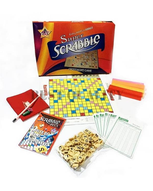 Super Scrabble: The Ultimate Word Game for 2 to 4 Players