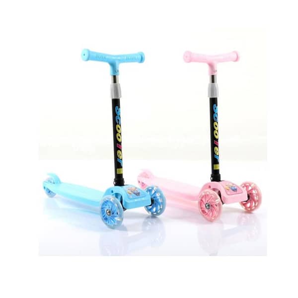 Kids Scooter Children Adjustable Foldable Kick Scooter Wheels Flashing Light Kids Toy Bike Outdoor Indoor Scooter