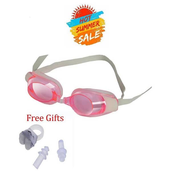 Kids' Fashionable Anti-Fog UV Swimming Goggles