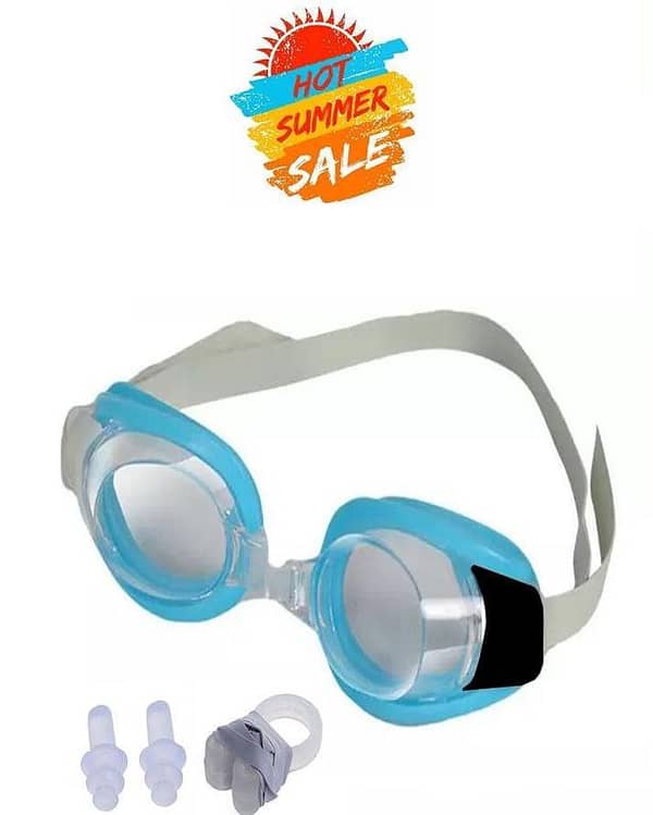 Blue Swimming Goggles