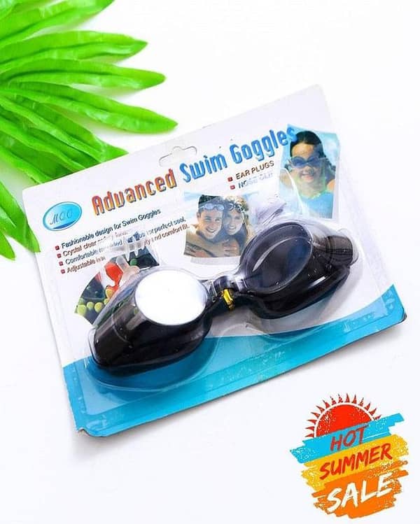 Black Swimming Goggles