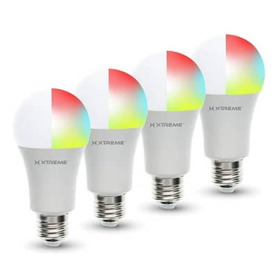 Xtreme Smart RGB LED Bulbs + Flame Effect Lights + Extended Holders