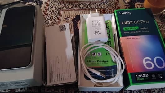Infinix Hot 60 pro 8/128 Gb just Box Open full warranty