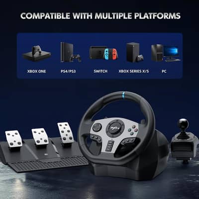 PXN V9 steering wheel | Gear Shifter | Pedals | Xbox | Playstation