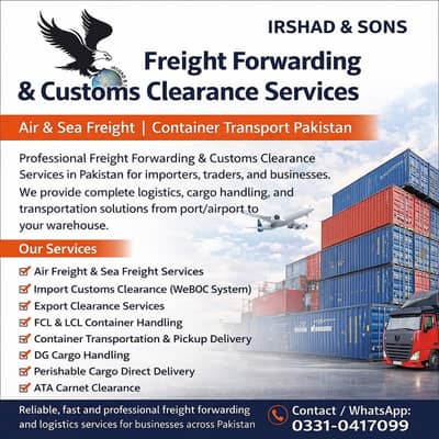 Freight Forwarding & Customs Clearance Services | Air & Sea Freight |