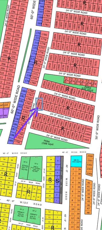 R-1980, 120 Sq Yard, Gold Block