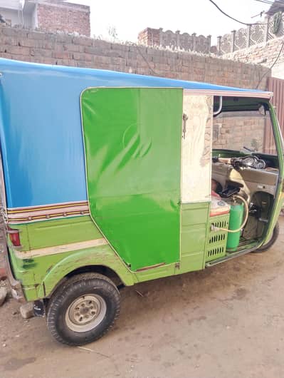 New Asia rickshaw Ok green color 2019 model
